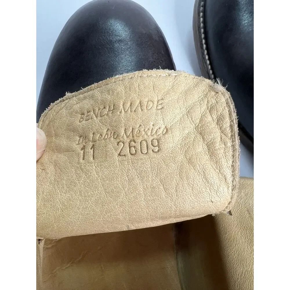 Bed Stu Panza Dark Brown Leather Double Monk Strap Casual Dress Size 11 2609